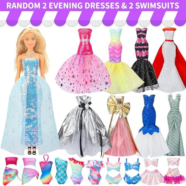 56 Pcs Doll Clothes and Accessories - Image 3